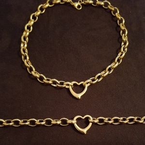 Heavy Solid Stainless Steel Fashion Set